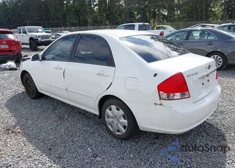 2008 Kia Spectra Ex from USA, damaged, VIN KNAFE121285553543